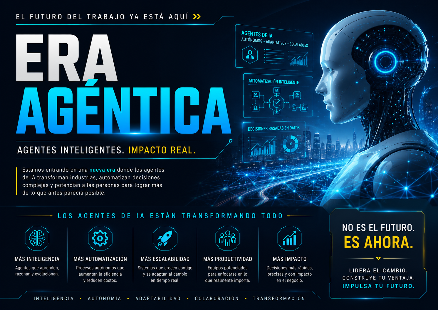 Era Agéntica — Agentes Inteligentes. Impacto Real. Chris Meniw